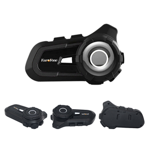 Soporte 2 jinetes sistema intercomunicador bluetooth conexión 2 teléfonos móviles Walkie talkie 800 metros casco auricular intercomunicador - Product Image 2