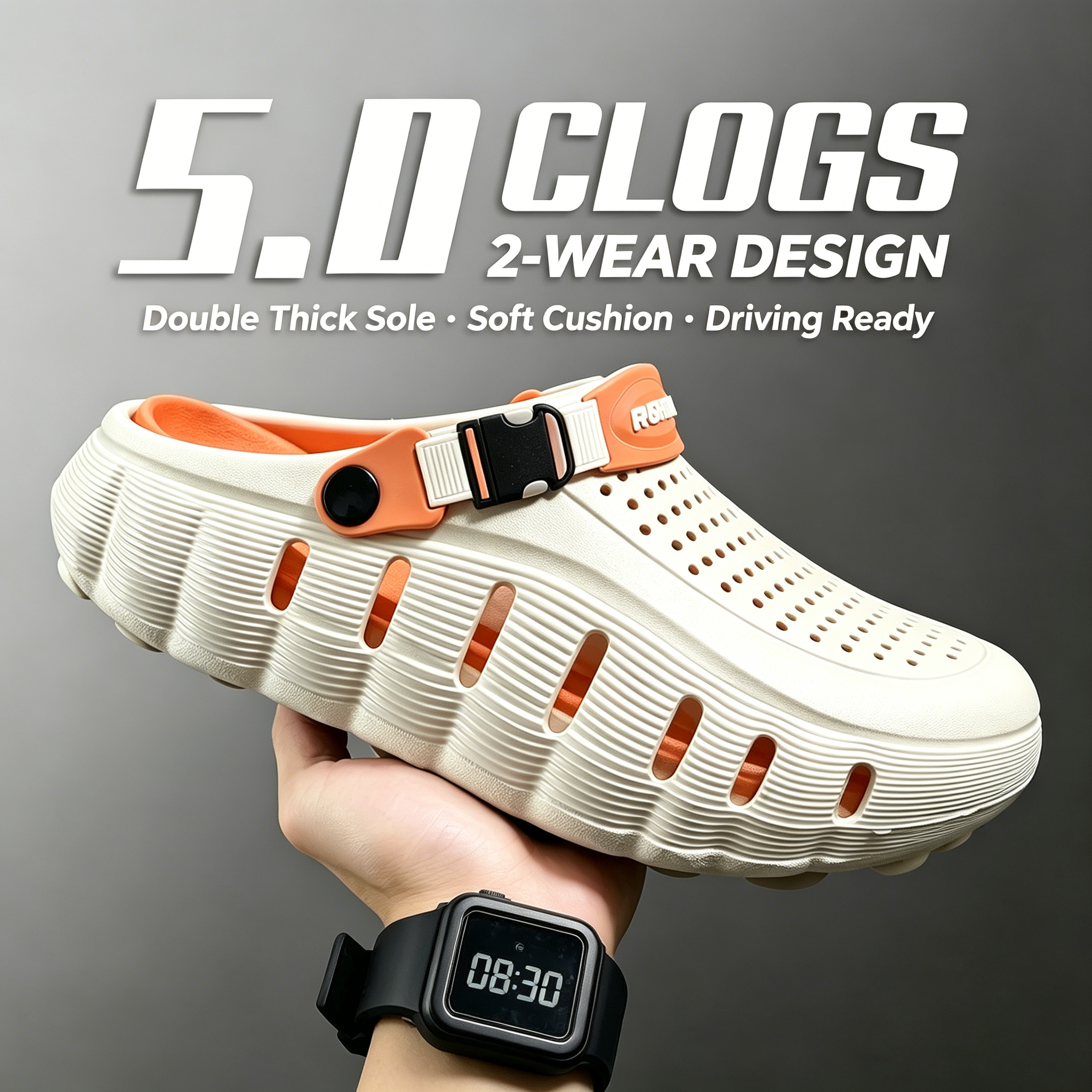 White-orange