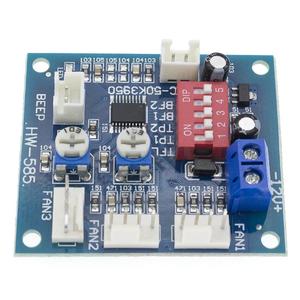 DC 12V 5A PWM PC CPUファン温度制御速度コントローラボードスピードコントローラ温度プローブノズル - Product Image 5