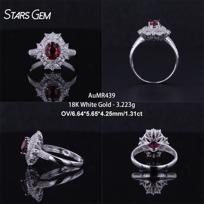 18K White Gold-AuMR439