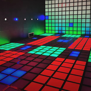 Interaktive LED-Boden aktivieren Spiele LED-Boden RGB-Lichter Programme Spiel aktivieren LED-Tanzfläche Gitter