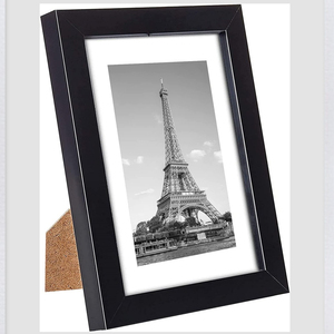 ウォールアートペインティング5x7額縁10個セット、マット付き4x6またはマットなし5x7の画像を表示、マルチフォトフレーム - Product Image 1