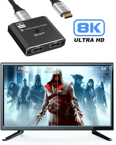 Isplayport-accesorio para el hogar, accesorio para el hogar, 2 en 1, 8 @ 30 z 4 @ 120Hz UAL anual Di i-direction witwitcher 2 en 1 - Product Image 2