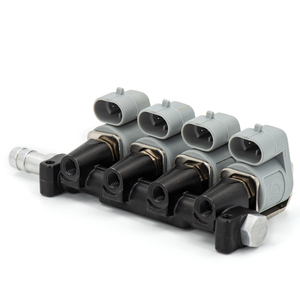 New LPG/CNG <strong>Sequential</strong> Fuel <strong>System</strong> <strong>Injection</strong> Auto Gas Conversion Kit Injector Rail 2 Ohm Car Injector
