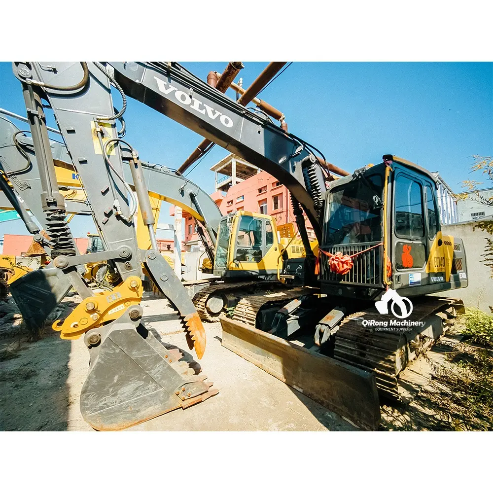 Escavadeira de esteira Volvo EC140 140 EC140BLC usada, ferramentas e equipamentos de construção