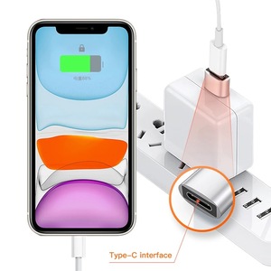Fabrika toptan tip C kadın USB2.0 erkek dönüştürücü konnektör OTG veri hızlı şarj tipi C adaptörü - Product Image 5