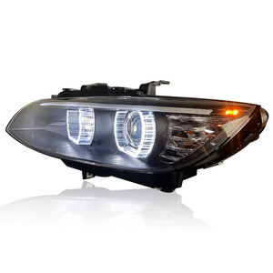 BMW 3シリーズE92E93 2006-2010ヘッドライトヘッドライトアセンブリ後付けLEDエンジェルアイレンズ用 - Product Image 5