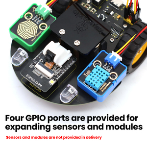 Keyevudio ESP32-CAMカメラビデオカーWIFIコントロールステムロボットキットビジョンスマートカーArduino用 - Product Image 4