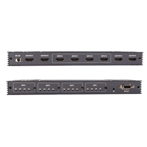 4x4 4K Seamless HDMI Matrix HDMI1.4 4 en 4 Out Switch Splitter Box con control remoto con RS232 compatible con HDCP2.2 - Product Image 6