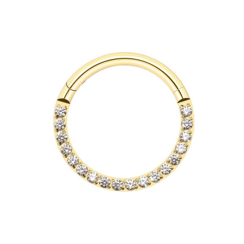 Ensemble avant en or serti de diamants