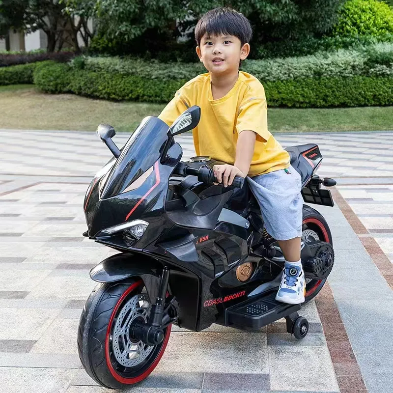 2023 2-10 Jahre altes neues Modell Kinder Motorrad Elektro Kinder fahren auf Auto Elektro batterie Motorrad mit 2 Rädern