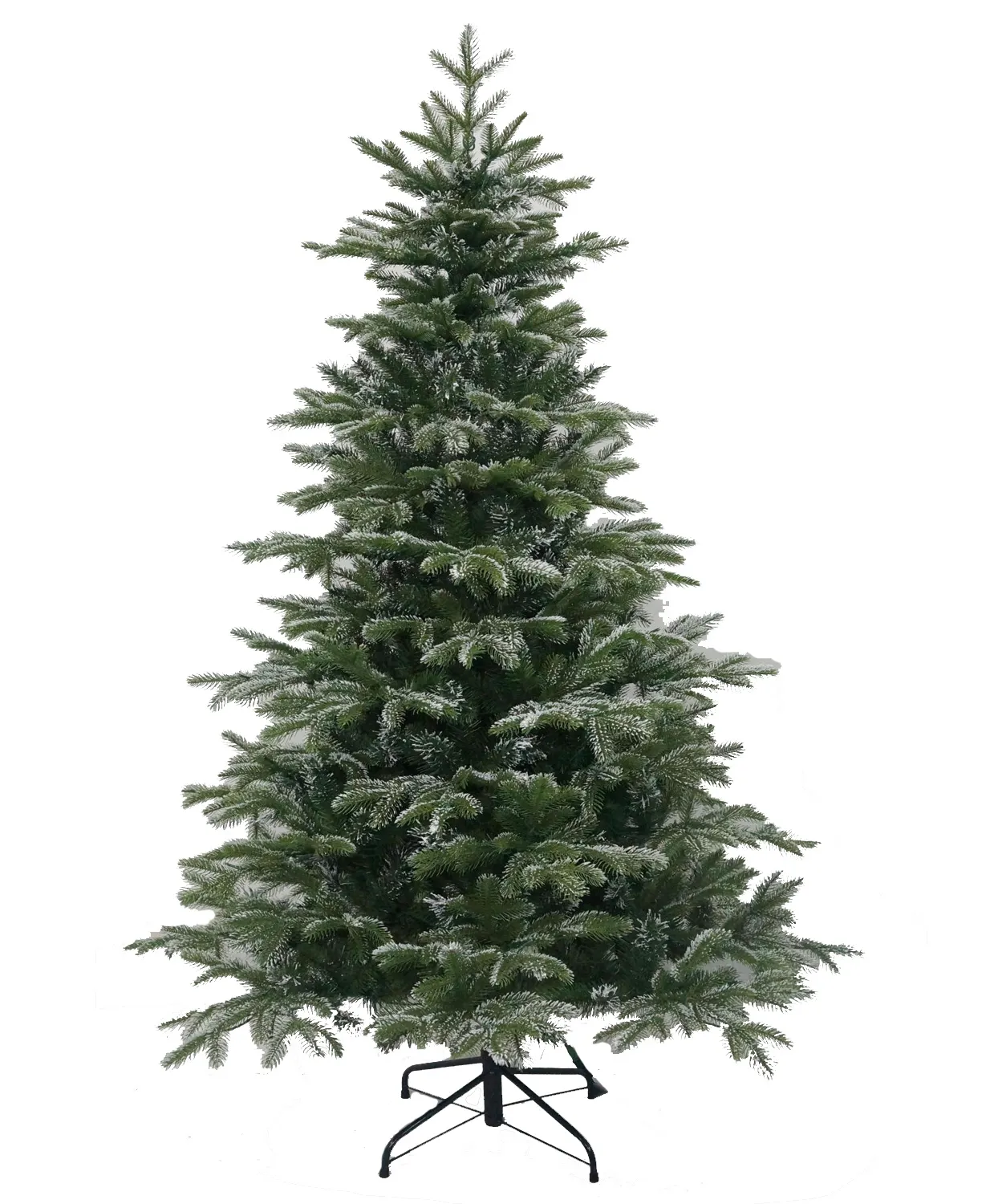 Árvore de Natal artificial de alta qualidade luxuosa à prova de fogo Pe & Eco, árvore de Natal misturada em PVC para decoração de interiores