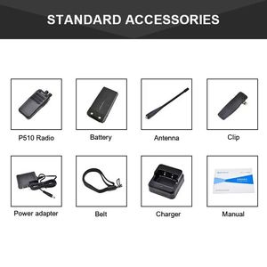 Kirisun PT5200 P510 DMR VHF UHF analógico Digital portátil de doble banda de Radio bidireccional actualización impermeable programable Walkie Talkie - Product Image 5