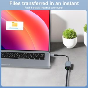 Hoch geschwindigkeit übertragung Kabel gebundener Netzwerk konverter Ethernet-Adapter Netzwerk adapter für Computer