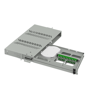 LC APC Swing Type Alta calidad 24 puertos Panel de conexión de fibra óptica de 19 pulgadas con conector rápido Sub ODF Equipo óptico - Product Image 1