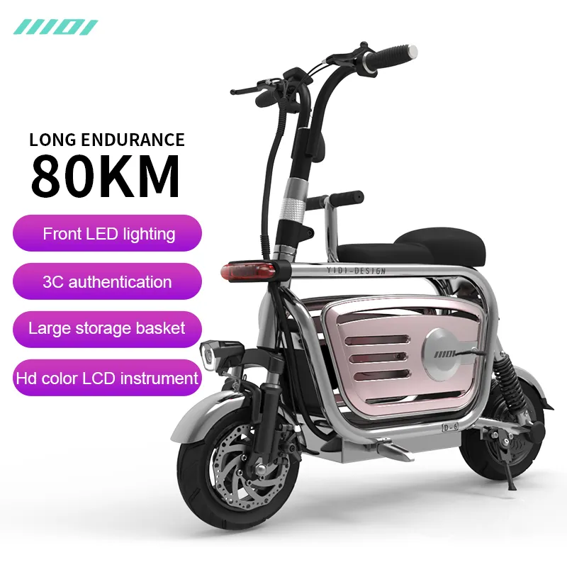 ไฟฟ้าสามล้อจักรยานคุณภาพสูง11นิ้ว40KM กันน้ำสองล้อผู้ใหญ่400W Electric Scooter