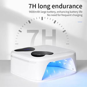 2025 חדש 780 w v/led מנורת ציפורן עם 36 חרוזים מקור אור כפול 9600 תצוגה דיגיטלית סוללה ו-5 תמונות טיימר