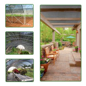 Nero verde ombra rete verde parasole rete tessuto stagno rete ampia verde verde colore rete poliziotto verde ombra rete agricola - Product Image 6