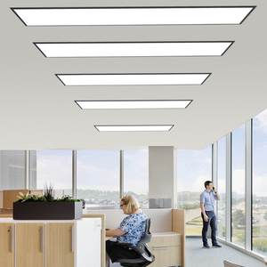 Konferans ve ofis koridorları ev ofis kullanımı için özelleştirilebilir Modern RGB LED Panel ışıkları gizli düzleştirici vücut - Product Image 3