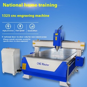 1325 enrutador CNC de un solo husillo precio competitivo máquina de grabado de corte de carpintería vacío Mach3 NC estudio para uso doméstico PVC - Product Image 2