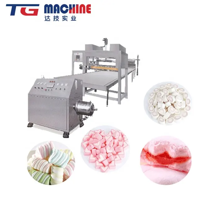Vendita calda tipo di gelato riempimento automatico marshmallow caramelle macchine per la produzione di dolciumi estrusione di depositori linea di produzione