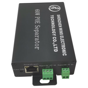 イーサネットネットワーク分離器ODM /OEMインテリジェントPOE 60WパワーオーバーイーサネットRJ45ポート出力5V 6A 12V 5A - Product Image 2