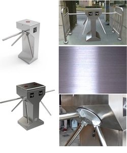 Stativ Drehkreuz Tor Eingang Gesichts erkennung QR-Code-System Drehkreuz Zugangs kontrolle - Product Image 6