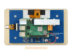 Waves hare für Raspberry Pi mit 5MP Frontkamera X480 DSI 7 Zoll kapazitives Touch-Display 7 Zoll DSI-LCD (mit Kamera)