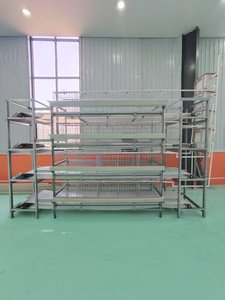 लंबे समय तक हाथ से क्रैंक्ड खाद कन्वेयर बेल्ट बिछाने के लिए मुर्गी पिंजरे एच प्रकार बिछाने के लिए - Product Image 5