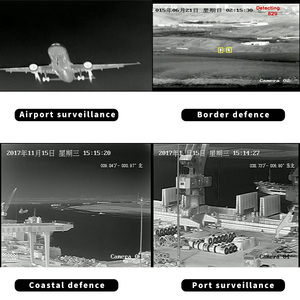 Multi Sensor 24/7 Seguridad perimetral en tiempo real Imagen de red de largo alcance Cámara térmica infrarroja Ptz - Product Image 3