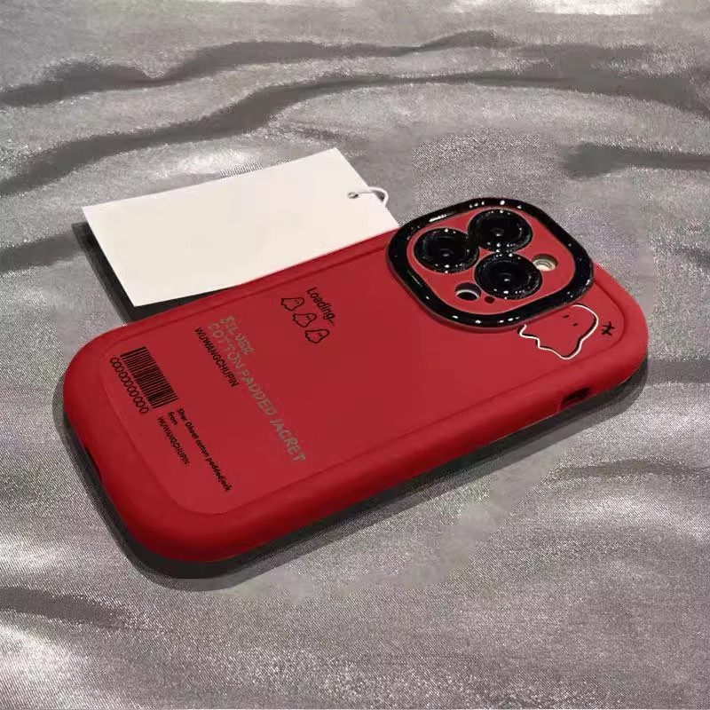 Sbuffo-rosso cinese-piccolo fantasma casual
