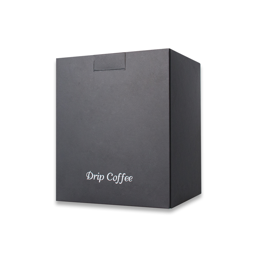 Caja de regalo de papel negro