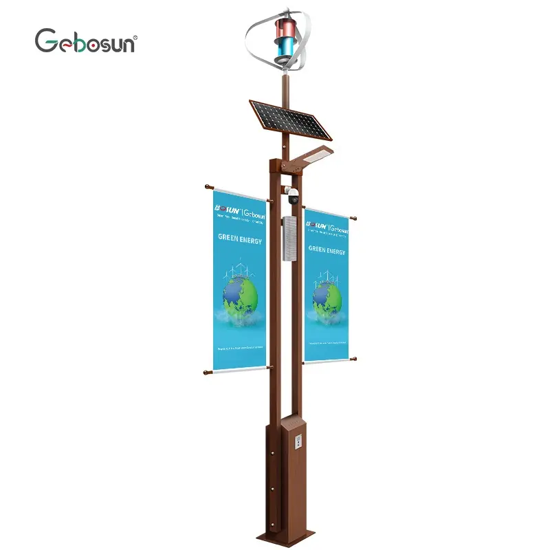 Geboshun Hybrid Solarenergie Solar Smart Lighting Smart Pole