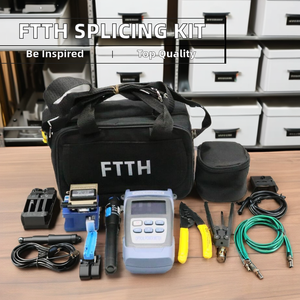 Sıcak satış Fiber optik ekleme aracı kiti SC/APC/FC bağlayıcı tipi kullanılan POE/WIFI ağ UPC bıçak hayat Cleaver yükseltilmiş çanta - Product Image 3