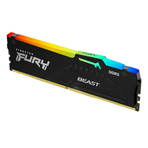 Fury Beast แรม16GB 6000MT/S, หน่วยความจำ DDR5เดสก์ท็อป AMD Expo plug และ Play โมดูลเดียว Ddr5แรม KF560C30BBEA-16 16GB DDR5 16GB - Product Image 1