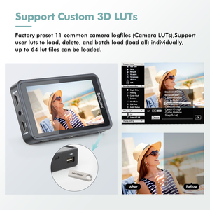 Desview R5II 5.5インチLCDタッチスクリーンモニターネイティブ解像度800nits DSLRカメラ用輝度入力出力 - Product Image 5