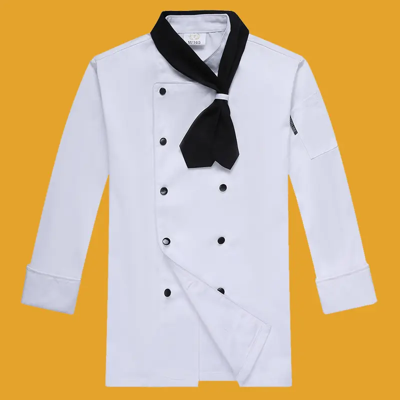 Hotel restaurant Custom Logo Print uniformi chef coat uniform logo custom chef cook uniform Chef Kitchen Clothes