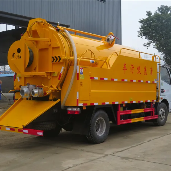 Foton-Camión de succión de aguas residuales al vacío, limpiador de alcantarillado con tanque séptico, 12000 liters10000L, proveedor de China