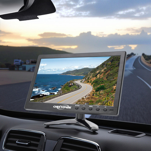 Coche hogar tienda uso 10,1 pulgadas pantalla Mini VGA HD entrada con pantalla REPRODUCTOR DE Dvd función pequeño hogar escritorio LCD ordenador Monitor