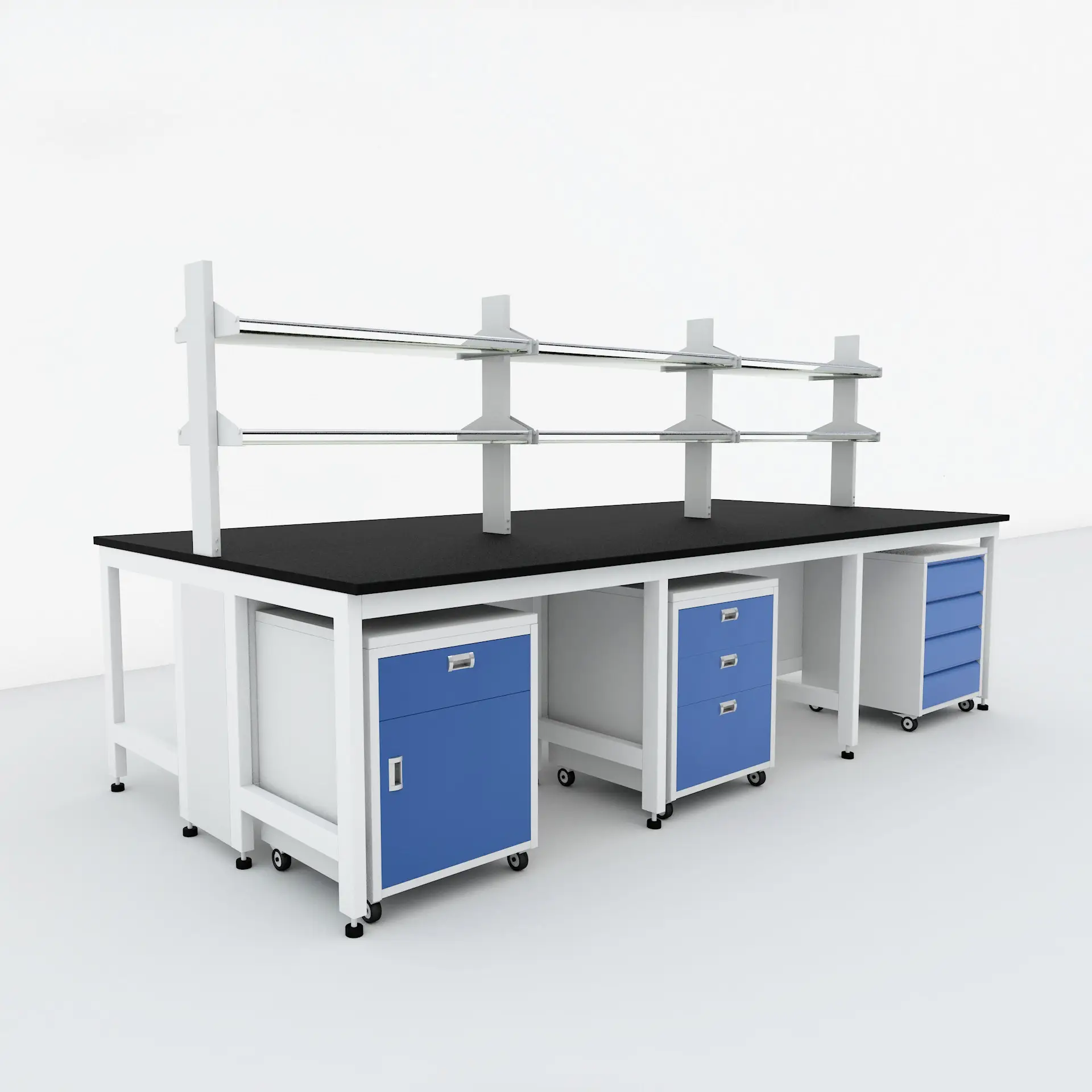 وحدات مختبر مقعد عمل 10ft طاولة العمل تستخدم مرنة مختبرات يمكن تخصيص و مصممة خصيصا