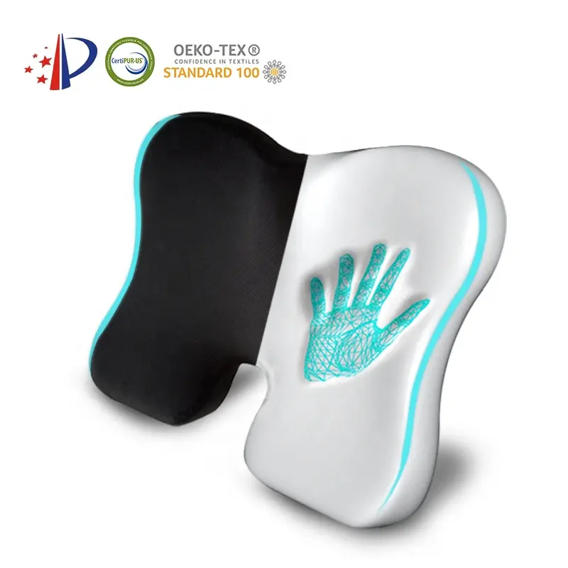 New Design Borboleta Menos Peso Coccyx Ortopédica cadeira do escritório ao ar livre Memória Espuma Assento Almofada Pad para cadeira de mesa