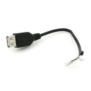 OEM &amp; ODM <strong>Custom</strong> <strong>USB</strong> <strong>2</strong>.<strong>0</strong> a Female to Open <strong>USB</strong> Cable Free Sample for Camera &amp; Computer Use Featuring Braid Shielding