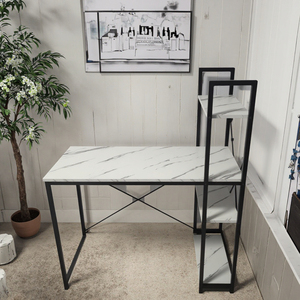 Mesa de suministro de fábrica Escritorio de computadora con estantería para estudiar y leer para uso de oficina - Product Image 1