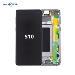 หน้าจอ OLED OEM พร้อมกรอบสำหรับ Samsung Galaxy,หน้าจอ AMOLED LCD S8 S8 Plus S9 S9 Plus S10 S10e S20 Plus