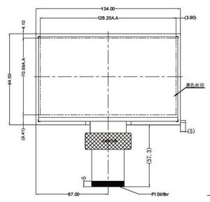 5.7 "นิ้ว FHD ภูมิทัศน์ TFT LCD หน้าจอสัมผัสอินเตอร์เฟซ LVDS 60ขาจอแสดงผล - Product Image 5