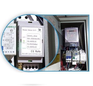 Contatore di energia WiFi monofase Modbus TCP/RTU per uso elettrico su guida DIN bidirezionale 250A - Product Image 4