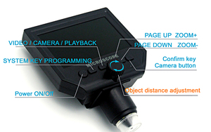 600x数字显微镜，用于PCB检查HD 3.6MP CCD 8 LED 4.3 OLED显示屏 - Product Image 6