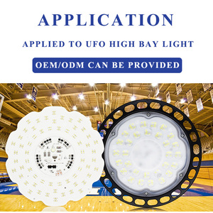 อลูมิเนียม209มม. driverless SMD 3030 LED 150W Dob แหล่งกำเนิดแสง epistar AC 220V โมดูลไฟ LED สำหรับ UFO high Bay LIGHT - Product Image 6