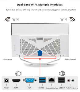 Hot Selling <strong>24</strong>&quot; Curved Monoblock Desktop Computer All in One <strong>Pc</strong> Core I3 I5 I7 Wifi <strong>AIO</strong> <strong>PC</strong> 8GB 256GB Computer All in One <strong>Pc</strong> I7 - Product Image 6