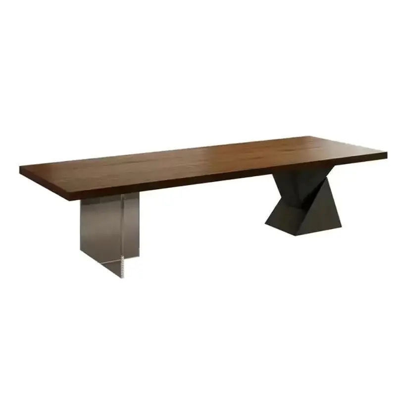 Single table made of large-leaved pine: 160*70*75*5 cm
